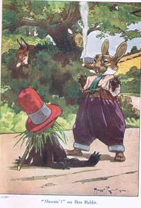 „Mawnin” azt mondja: Brer Rabbit (színes litho) Brer Rabbit (guache papíron)