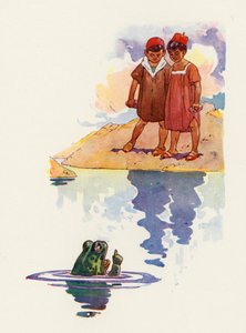 A fiúk és a békák (színes litó) alkotó: Harry Rountree