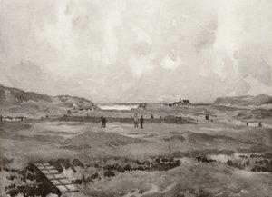 Golfpályák: Bude, a "Nursery Maid" lyuk (litho)