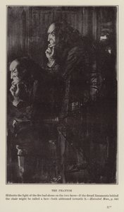 Karácsonyi könyvek Charles Dickens: Haunted Man (litográfia)