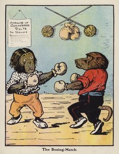 The Boxing-Match (színes litó) alkotó: Harry B Neilson
