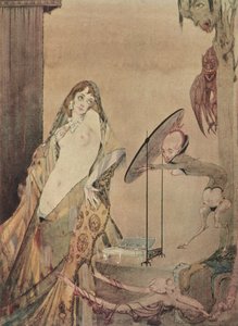 "Úgy bánj, más lénynek tűnök" Goethe "Faust" című illusztrációja alkotó: Harry Clarke