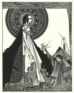Edgar Allan Poe: Ligeia (litográfia) alkotó: Harry Clarke