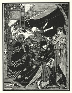 Edgar Allan Poe: MS Found in a Bottle (litográfia) alkotó: Harry Clarke
