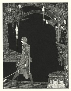 Edgar Allan Poe: A megbízás (litográfia) alkotó: Harry Clarke
