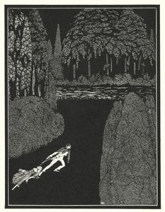 Edgar Allan Poe: Marie Roget rejtélye (litográfia) alkotó: Harry Clarke