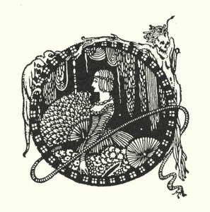 Edgar Allan Poe: A szemüveg (litográfia) alkotó: Harry Clarke