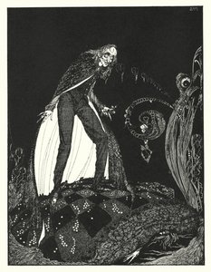 Edgar Allan Poe: A mesebeli szív (litográfia) alkotó: Harry Clarke