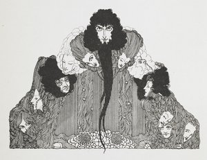 Kékszakáll illusztrációja. alkotó: Harry Clarke