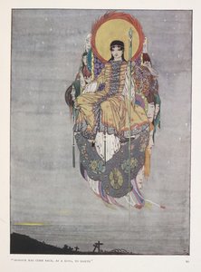 A halott. "A becsület királyként visszatért a földre" alkotó: Harry Clarke