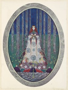 A mocsári király lánya. Ismét egy gyönyörű leányzó volt. alkotó: Harry Clarke