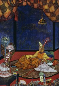 A csalogány, Hans Christian Andersen (1805-1875) mese, Harry Clarke (1890-1931) illusztrációja