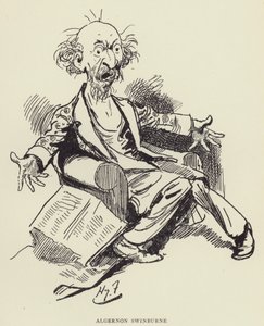 Algernon Swinburne alkotó: Harry Furniss
