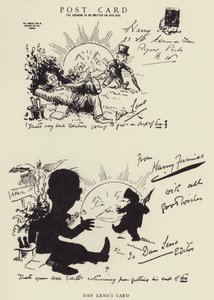 Dan Lenos kártya alkotó: Harry Furniss