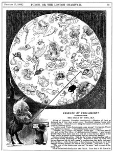 Az Országgyűlés lényege, 1883 alkotó: Harry Furniss
