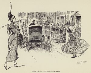 A krinolintól a testre szabottig alkotó: Harry Furniss
