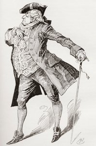Illusztráció Charles Dickens meséje két városról című regényéhez alkotó: Harry Furniss