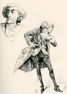 Illusztráció Charles Dickens meséje két városról című regényéhez alkotó: Harry Furniss