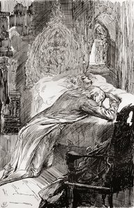 Illusztráció Charles Dickens The Old Curiosity Shop című könyvéhez alkotó: Harry Furniss