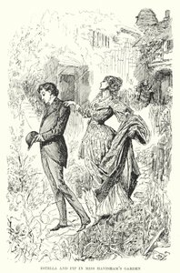 Illusztráció a nagy várakozásokhoz, Charles Dickens (litho) alkotó: Harry Furniss