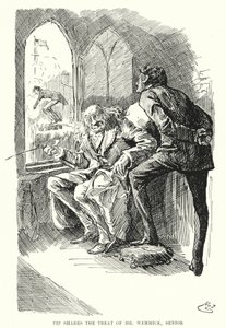 Illusztráció a nagy várakozásokhoz, Charles Dickens (litho) alkotó: Harry Furniss