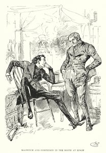 Illusztráció a nagy várakozásokhoz, Charles Dickens (litho) alkotó: Harry Furniss