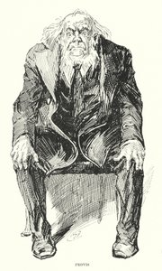 Illusztráció a nagy várakozásokhoz, Charles Dickens (litho) alkotó: Harry Furniss