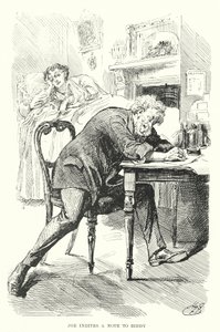 Illusztráció a nagy várakozásokhoz, Charles Dickens (litho) alkotó: Harry Furniss