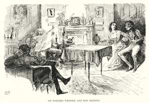 Illusztráció a nagy várakozásokhoz, Charles Dickens (litho) alkotó: Harry Furniss