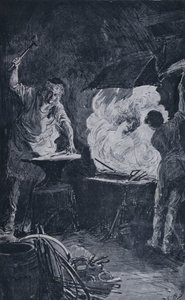 Illusztráció a nagy várakozásokhoz, Charles Dickens (litho) alkotó: Harry Furniss