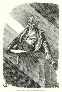 Illusztráció a nagy várakozásokhoz, Charles Dickens (litho) alkotó: Harry Furniss
