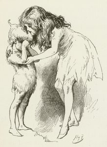 Illusztráció Sylvie és Bruno számára, Lewis Carroll alkotó: Harry Furniss