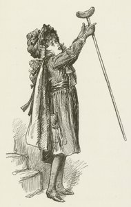 Illusztráció Sylvie és Bruno számára, Lewis Carroll alkotó: Harry Furniss