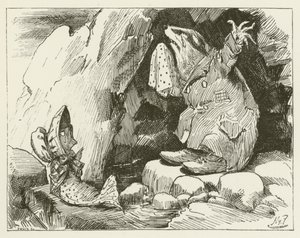 Illusztráció Sylvie és Bruno számára, Lewis Carroll alkotó: Harry Furniss