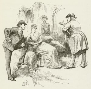 Illusztráció Sylvie és Bruno számára, Lewis Carroll alkotó: Harry Furniss