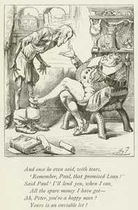 Illusztráció Sylvie és Bruno számára, Lewis Carroll alkotó: Harry Furniss