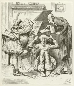 Illusztráció Sylvie és Bruno számára, Lewis Carroll alkotó: Harry Furniss