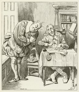 Illusztráció Sylvie és Bruno számára, Lewis Carroll alkotó: Harry Furniss
