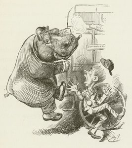 Illusztráció Sylvie és Bruno számára, Lewis Carroll alkotó: Harry Furniss