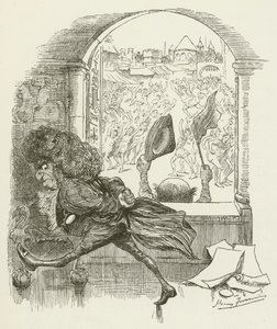 Illusztráció Sylvie és Bruno számára, Lewis Carroll alkotó: Harry Furniss