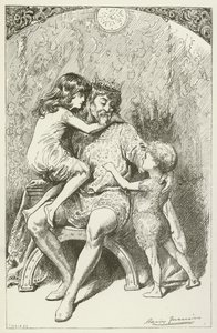 Illusztráció Sylvie és Bruno számára, Lewis Carroll alkotó: Harry Furniss