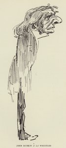 John Ruskin a Whistlertől alkotó: Harry Furniss