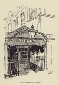 Albany északi bejárata alkotó: Harry Furniss