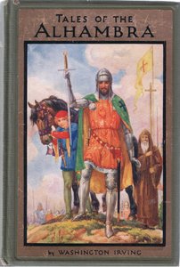Címlapterv, illusztráció az "Alhambrai mesék"-ből, 1940 körül (színes litográfia) alkotó: Harry George Theaker