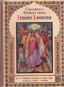 Címlap, illusztráció a "Childrens Stories from Indian Legends" című könyvből, 1930-as évek (színes litográfia). alkotó: Harry George Theaker