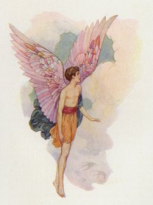 Icarus (színes litográfia) alkotó: Harry George Theaker