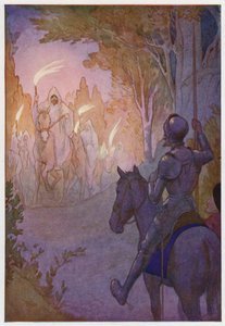 Illusztráció a Don Quijote-hoz (színes litográfia) alkotó: Harry George Theaker