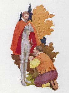Illusztráció a Don Quijote-hoz (színes litográfia) alkotó: Harry George Theaker