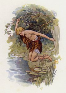 Narcissus (színes litográfia) alkotó: Harry George Theaker