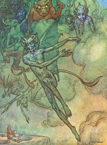 The Lay of St Cuthbert, A Legend of the North Countree (színes litográfia) alkotó: Harry George Theaker